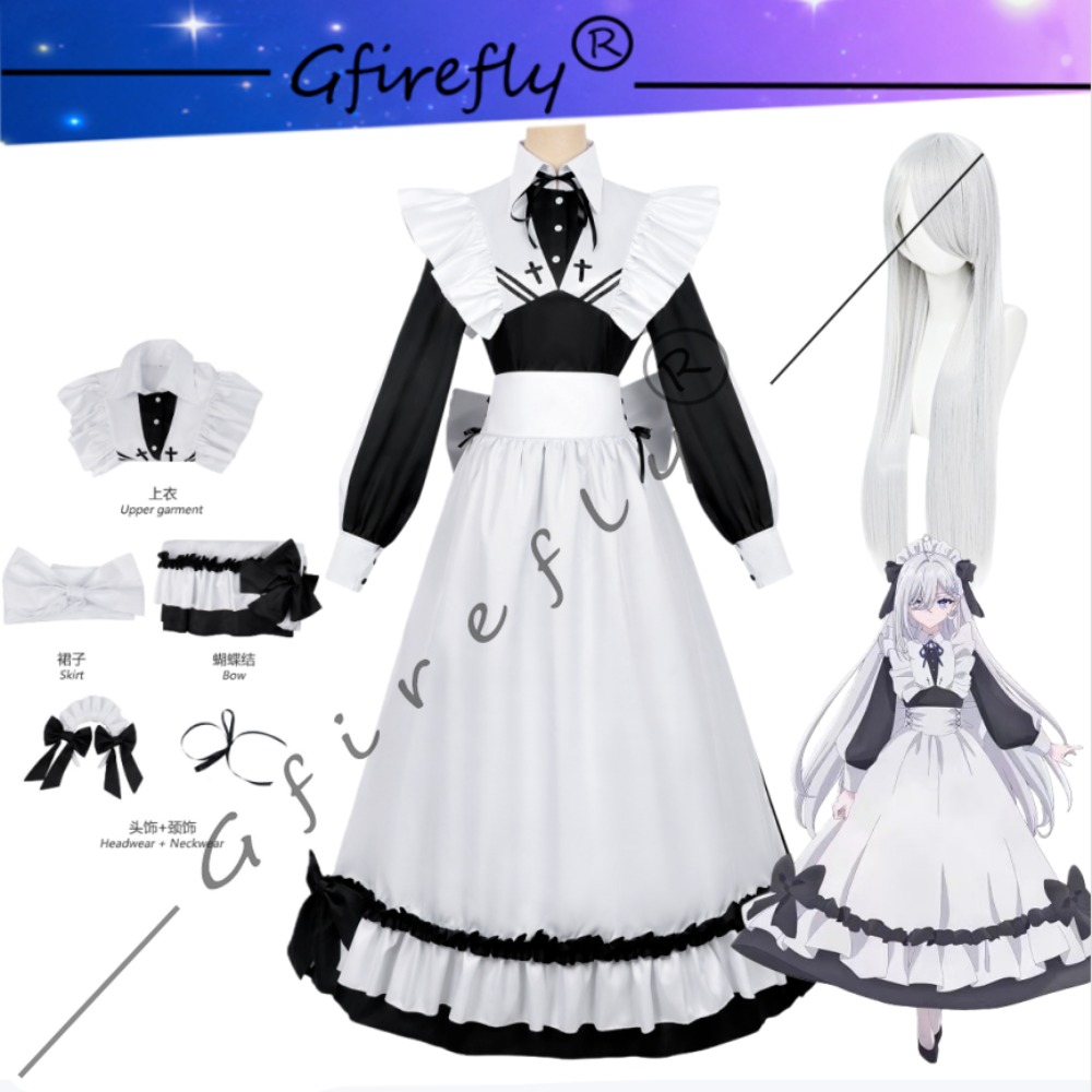 Anime Cosplay Maid - Yemek Masa Üzerine Getirmek İçin Ölüme