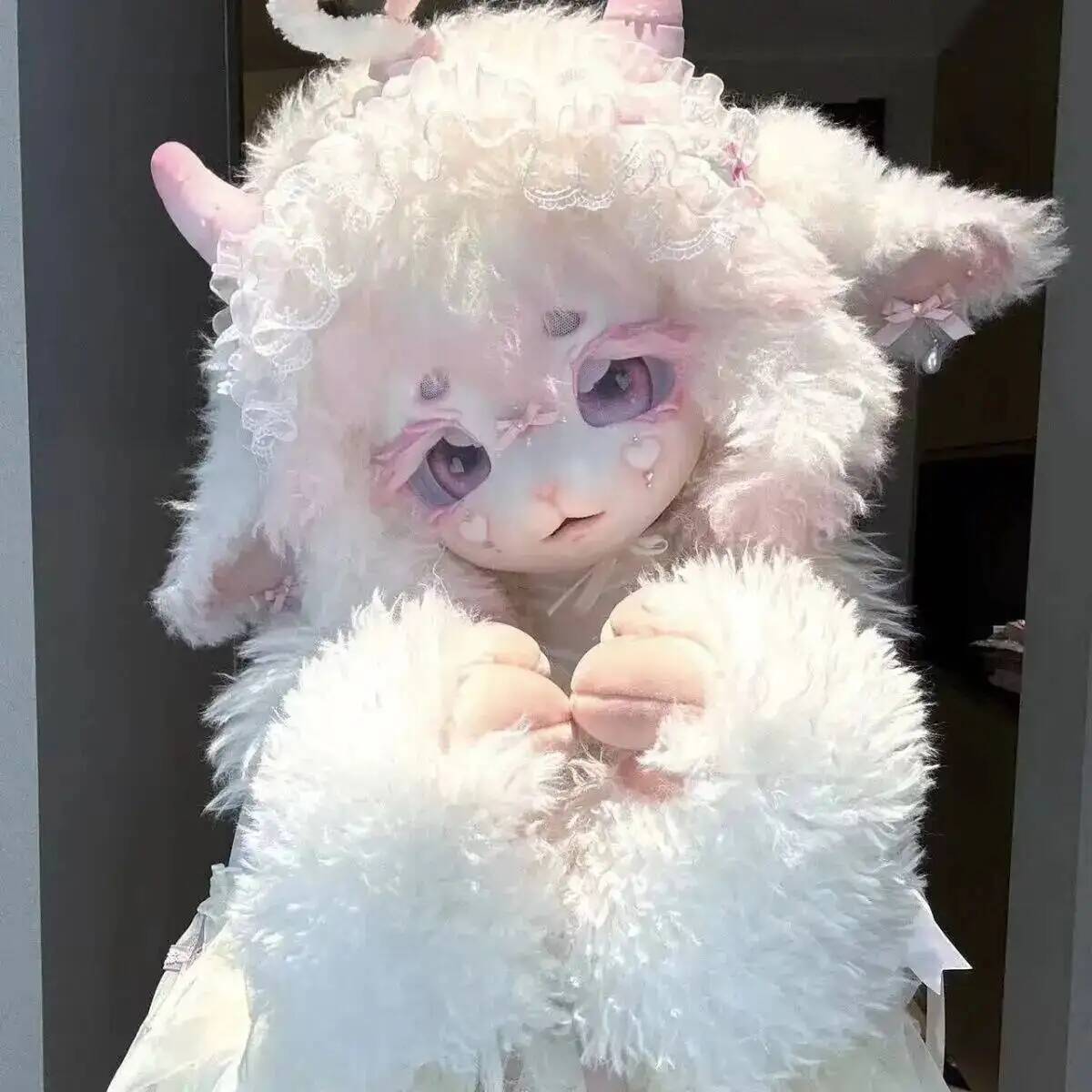 Anime Cosplay Mask - El Yapımı Kig Fursuit Başlık Sevimli