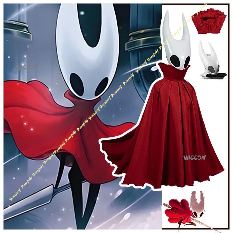 Anime Cosplay Mask - Cosplay Kostümleri Oyun Kıyafeti Hollow Knight