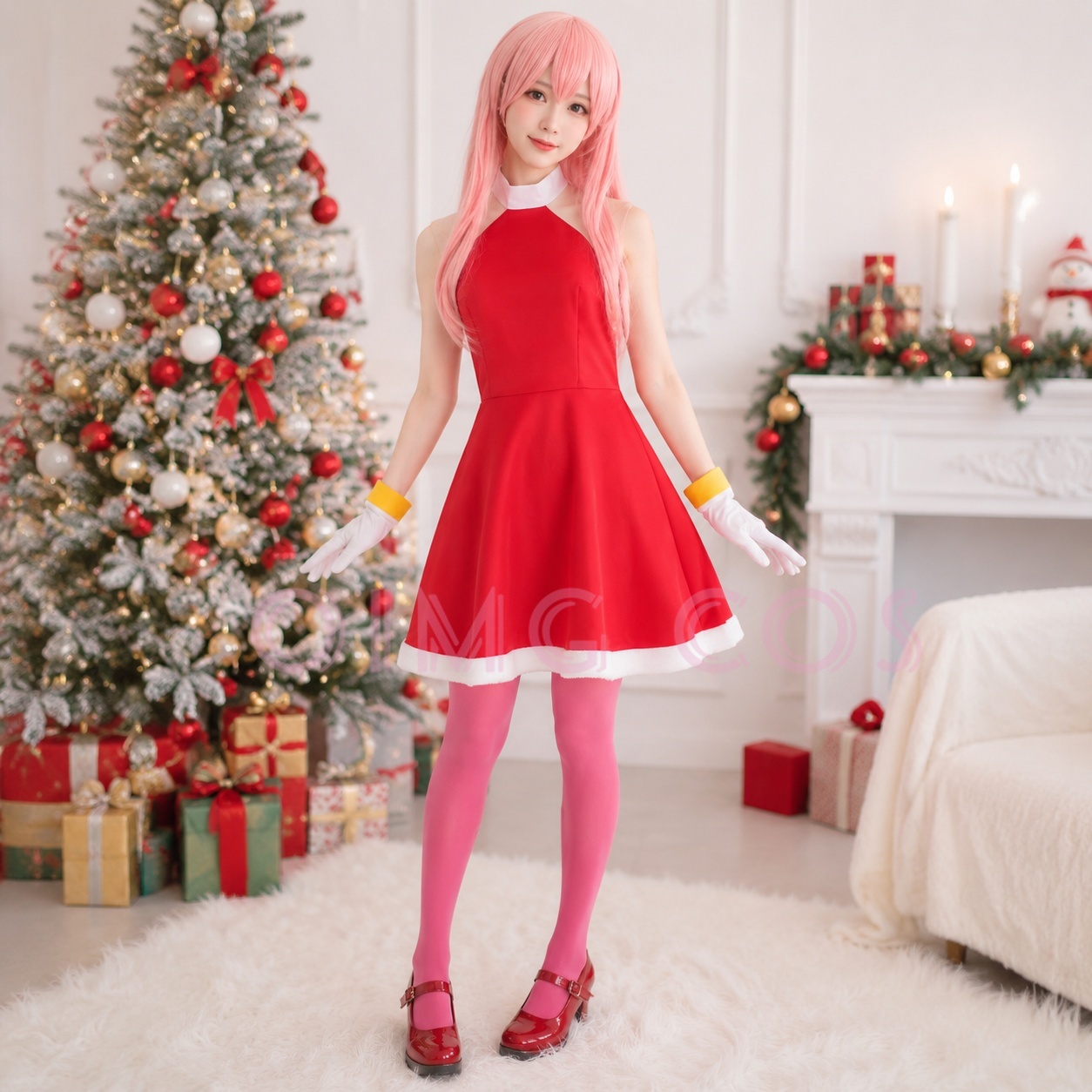 Women Anime Cosplay - Amy Rose Cosplay Kostüm Yetişkin Karnaval