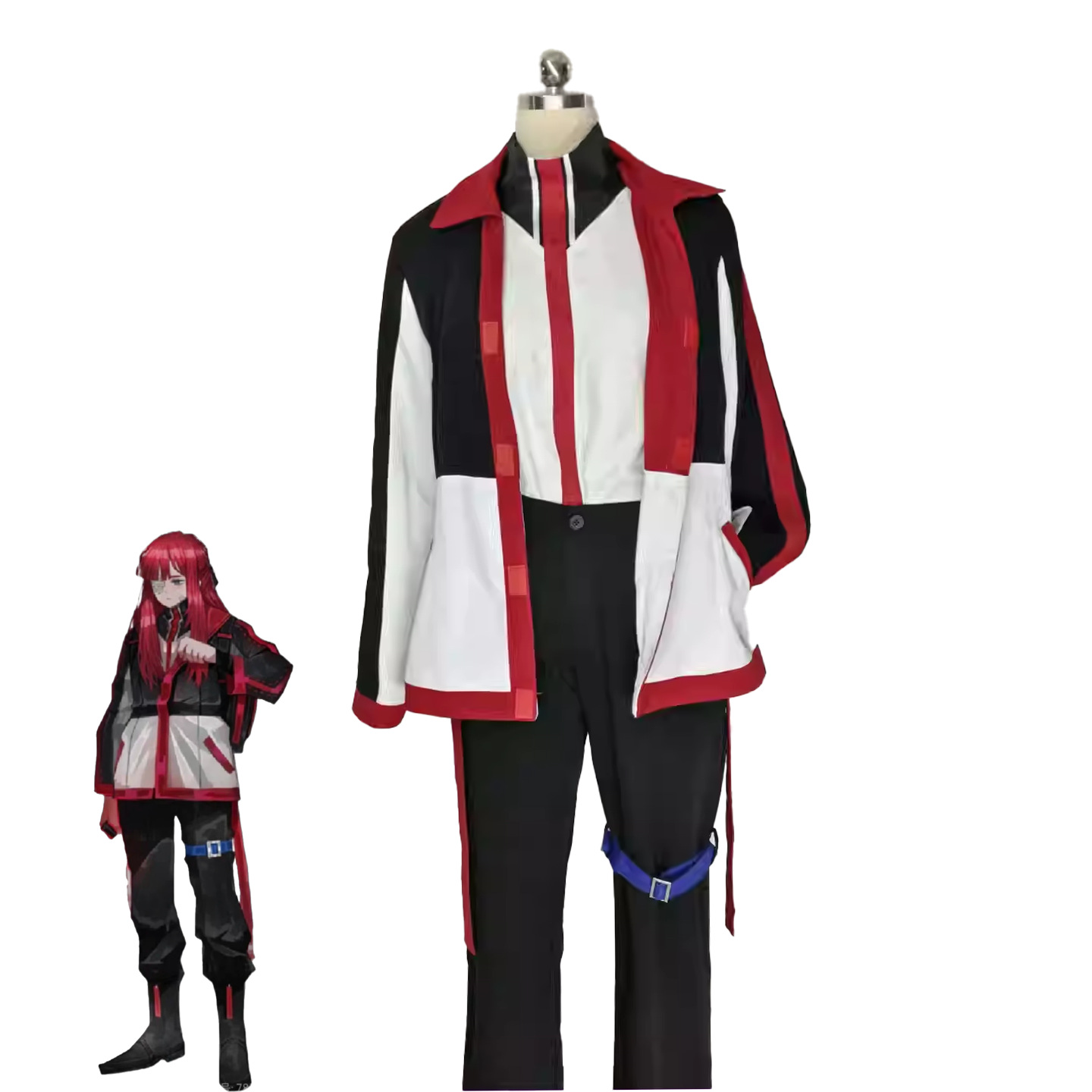 Anime Cosplay Black Girl - Oyun Limbus Company Yuri Cosplay Kostüm