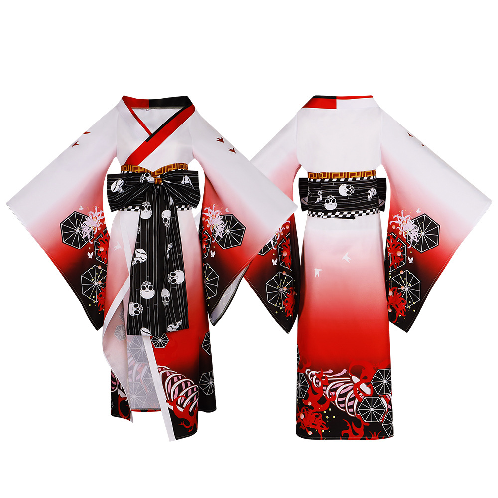 Chainsaw Man Cosplay - Testere Adam Hyakkiyakou Kimono Cosplay Kostüm