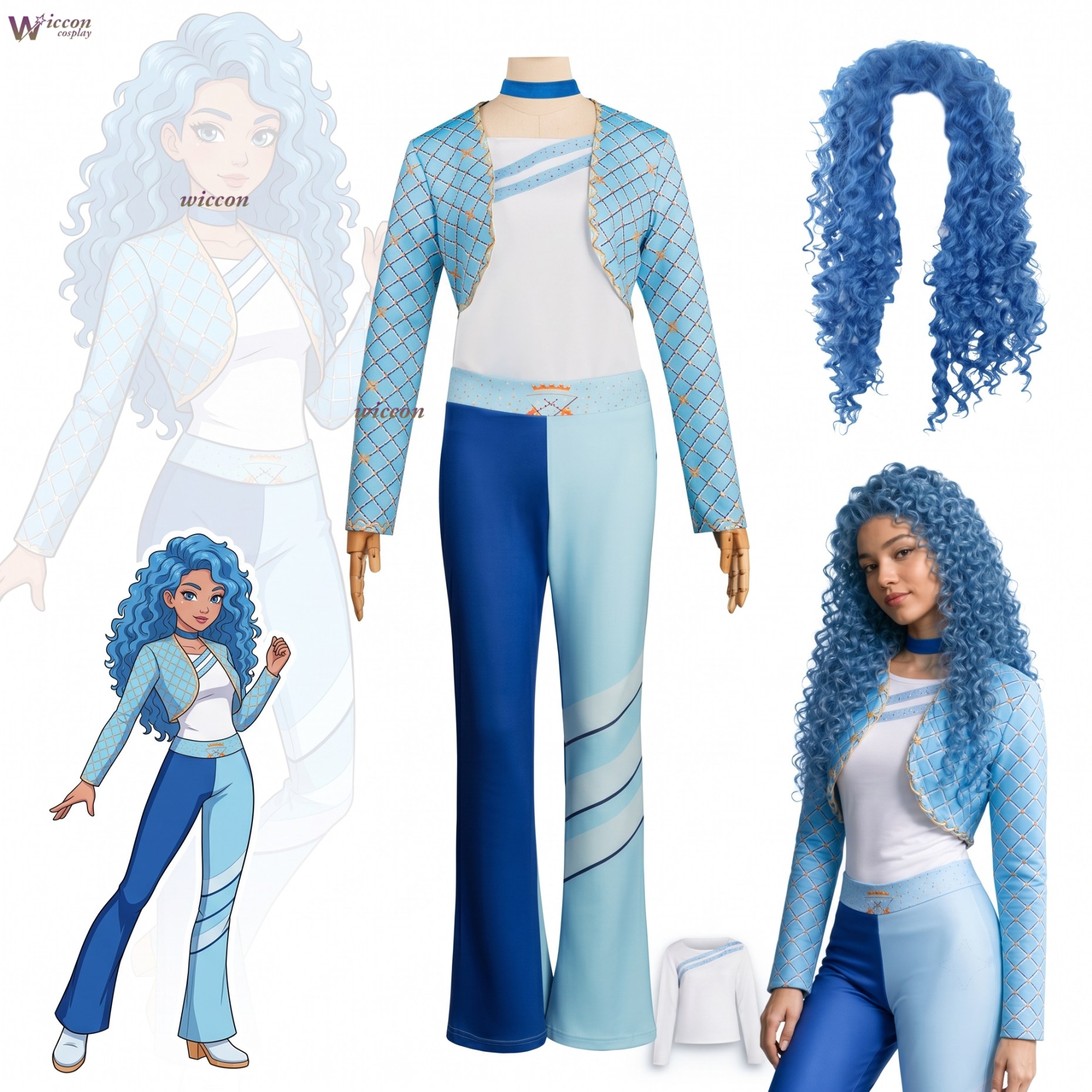Cos C COS YENİ D-Descendants M - Kids Cosplay Anime incelemesi ve fiyatı