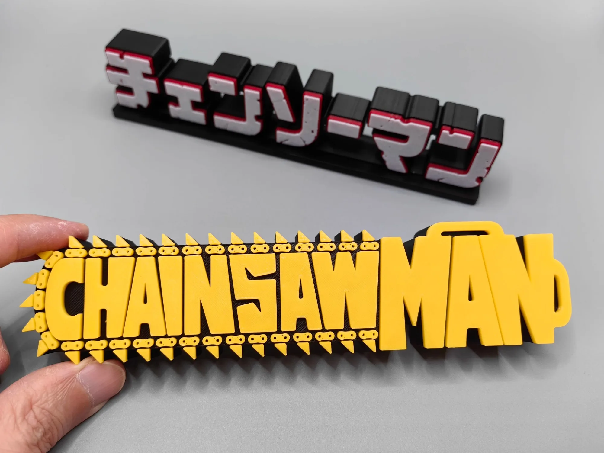 Anime Testere Adam 3D Logo Mod - Chainsaw Man Cosplay incelemesi ve fiyatı