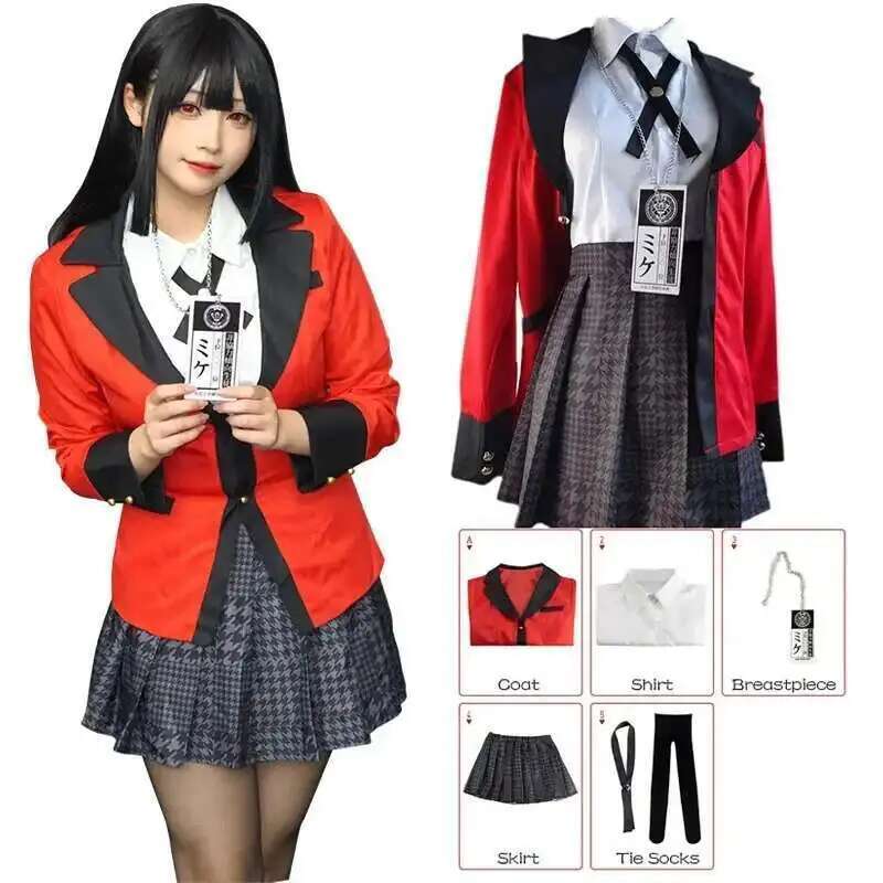Anime Kakegurui Jabami Yumeko  - Anime Cosplay Girlfriend incelemesi ve fiyatı