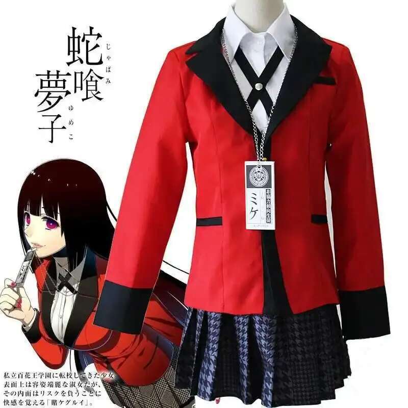 Anime Kakegurui Jabami Yumeko  - Anime Cosplay Girlfriend incelemesi ve fiyatı
